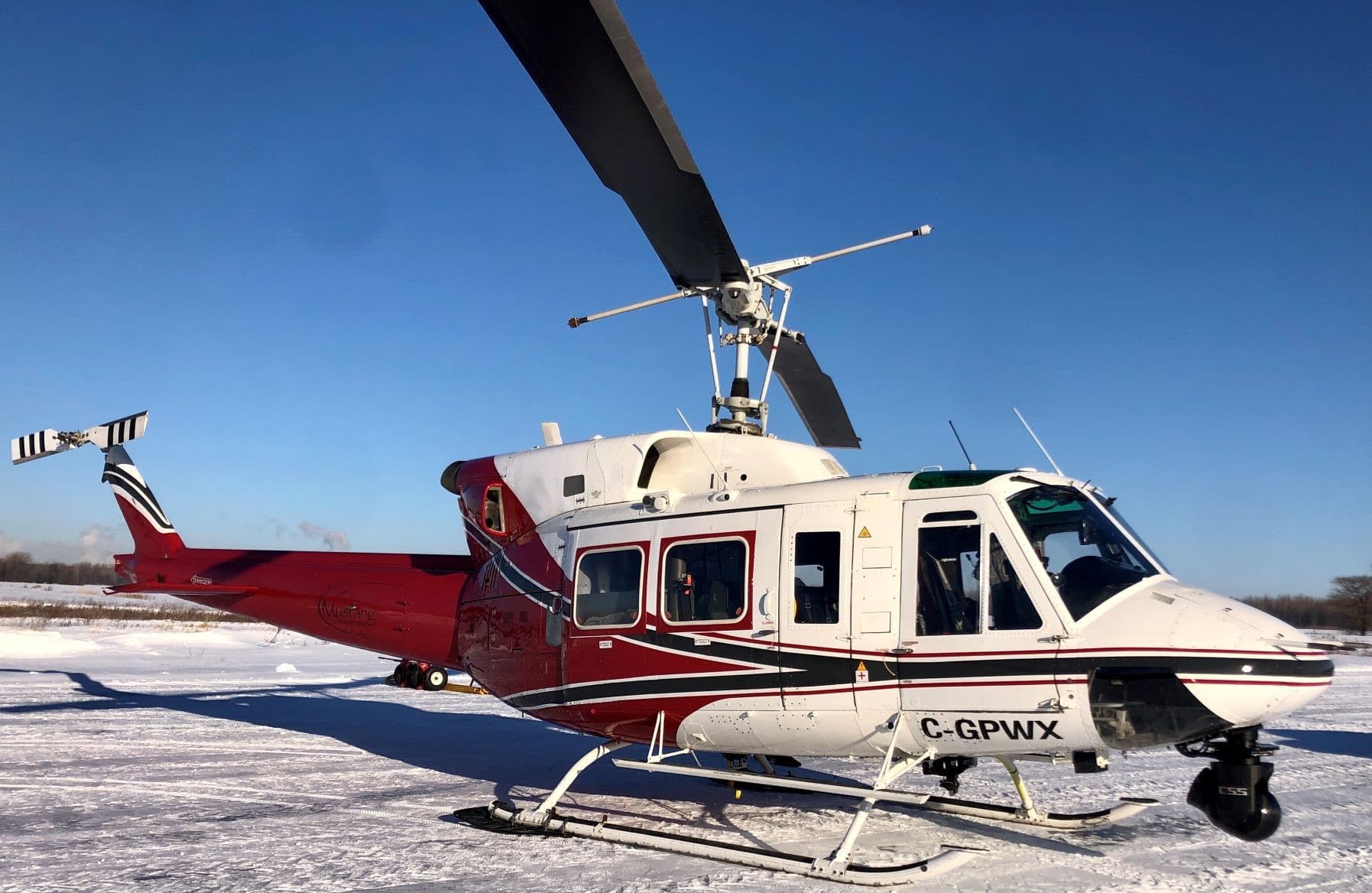 Hydro-Québec procédera à l’inspection par thermographie de certaines de ses lignes de transport d’électricité en Outaouais 1 Helicoptere thermographie HQ