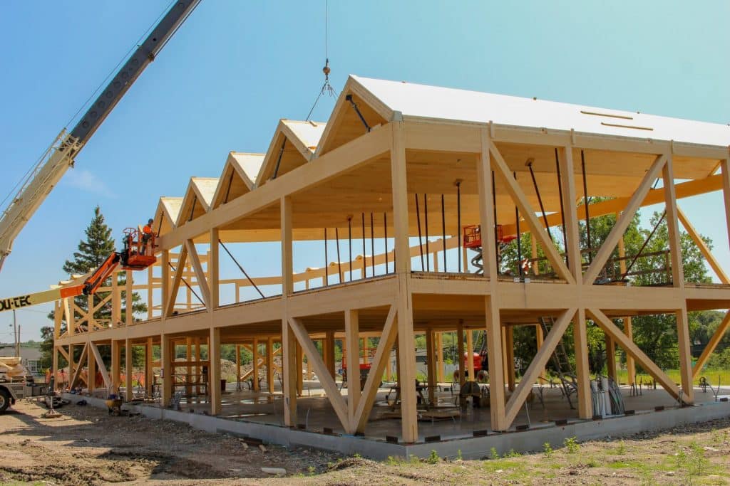 La Toiture du futur Hôtel de Ville de La Pêche —Une première en Amérique du Nord 10 HDV 2023 08 08 046