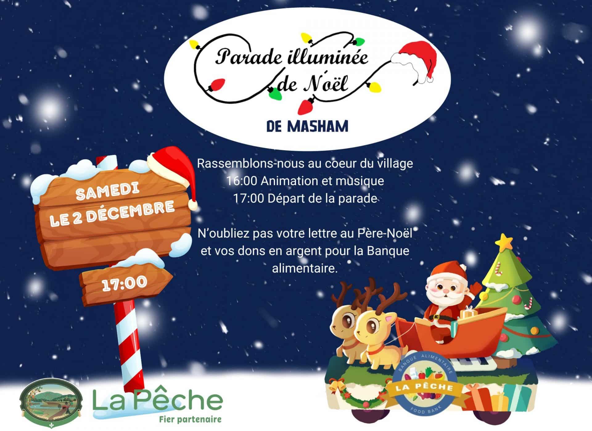 Parade illuminée, 5e édition dès 16 h 1 Samedi le 2 decembre 1 1