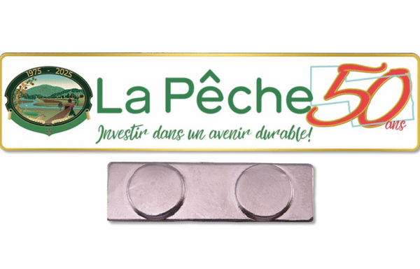 50 ans de La Pêche – Épinglette