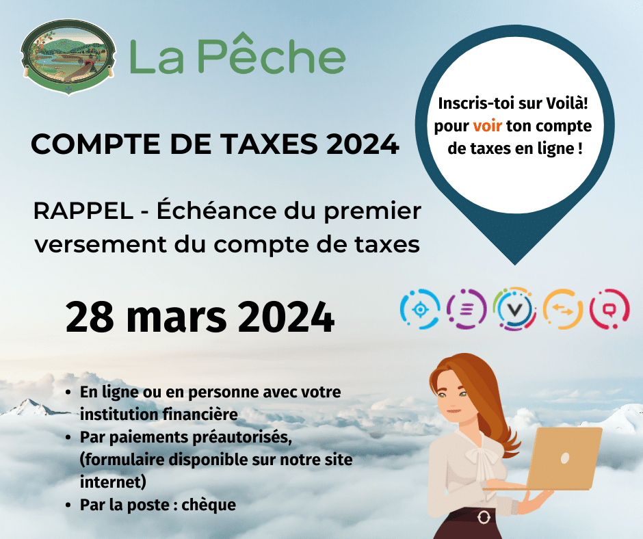 Compte taxes 2024 pmt 28 mars 1