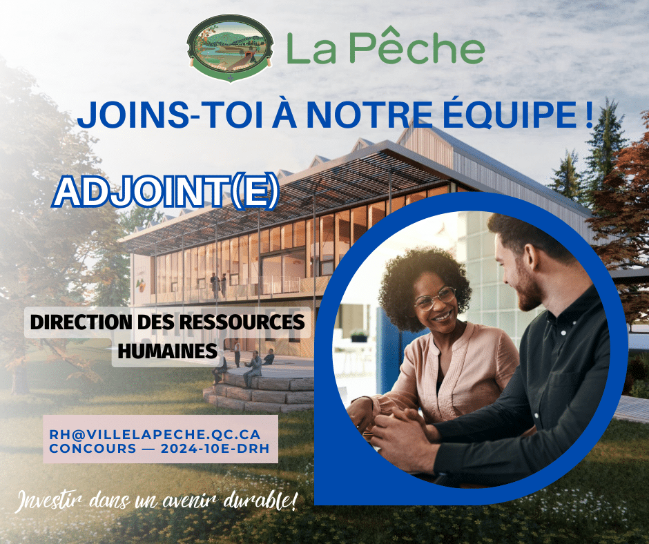 Affiche poste Adjointe RH 2024 10E DRH