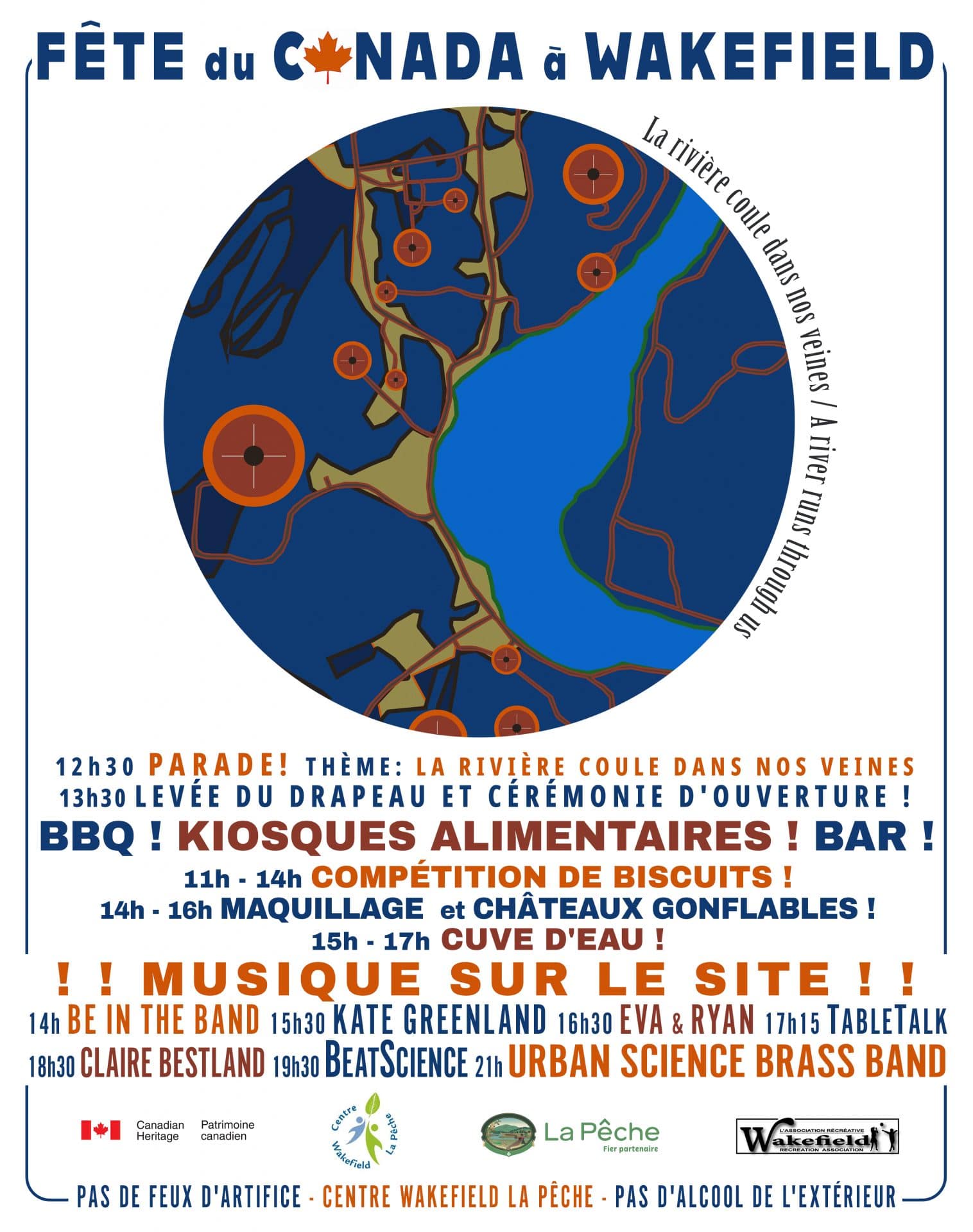 Centre Wakefield La Peche fete canada 2024