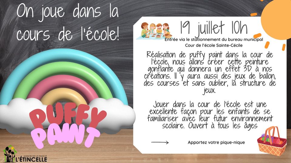 MDFE 19 juillet activite Fluffy paint