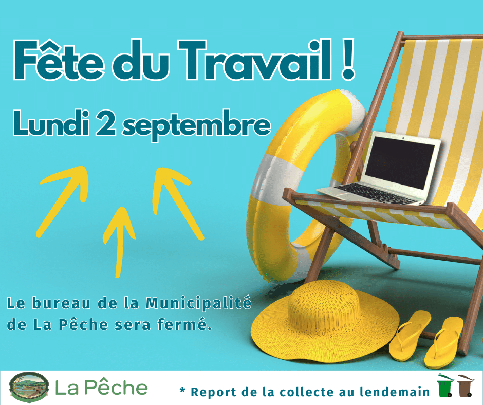 Fete du travail 2 septembre 2024