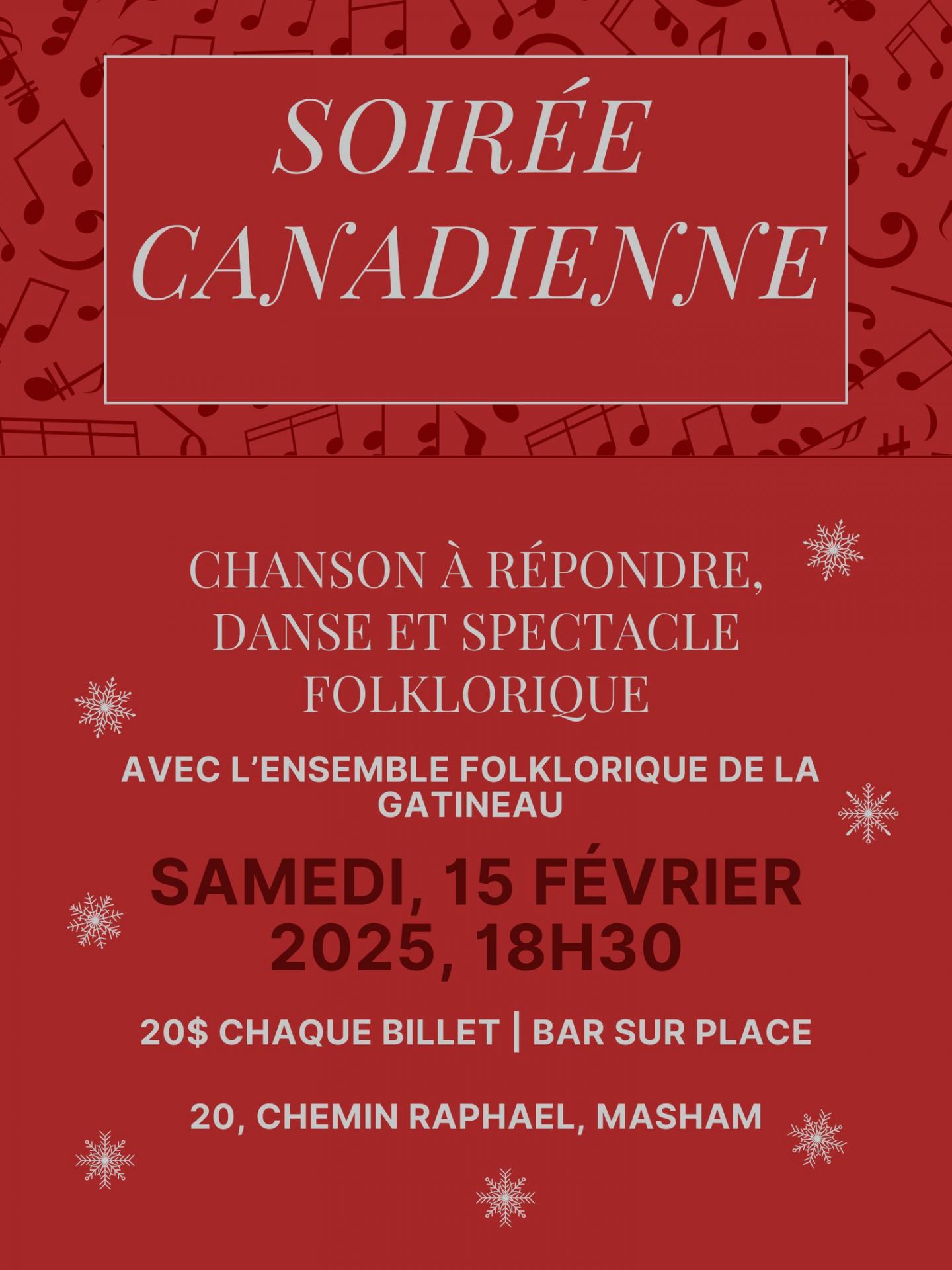 soiree canadienne 2025