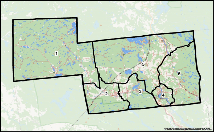 CONCERNANT LA DIVISION DU TERRITOIRE DE LA MUNICIPALITÉ EN SIX (6) DISTRICTS ÉLECTORAUX 1 image 1