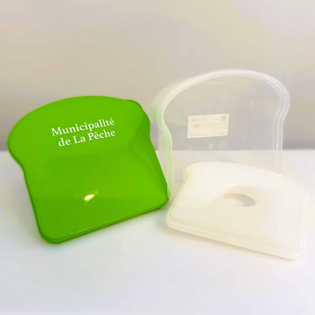 Contenant à sandwich avec bloc isolant 2 contenant avec glace LP