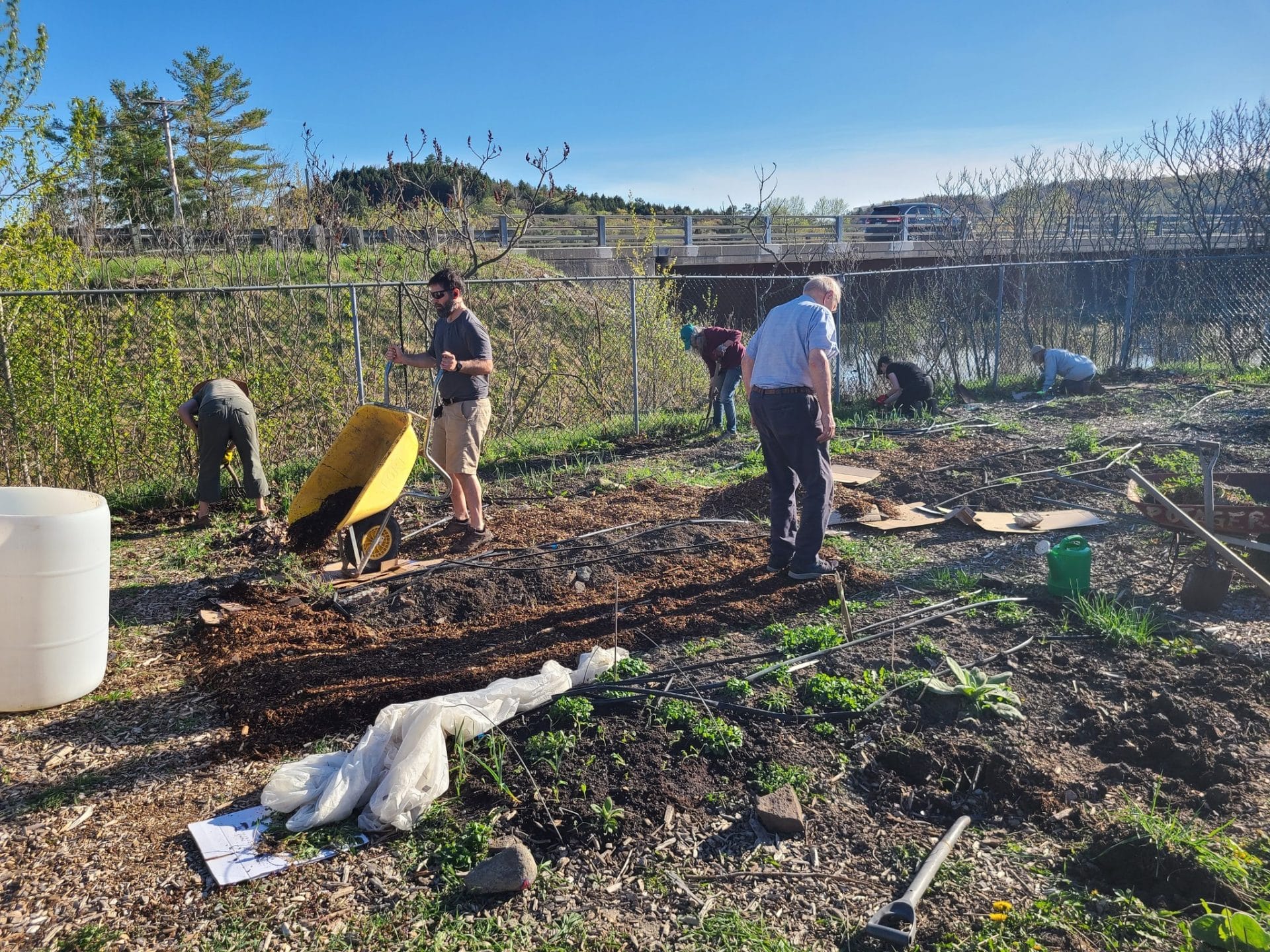 Preparation du potager 23 mai