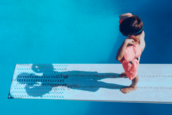 tremplin piscine