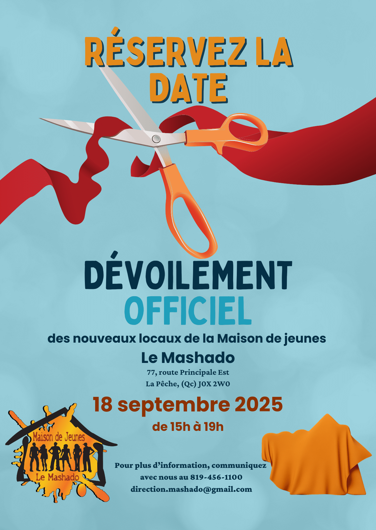 18 septembre Nouveau local Mashado