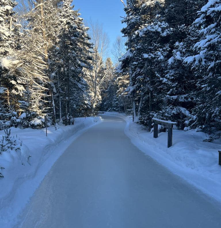 Visitez La Pêche 2 patinage en foret 1
