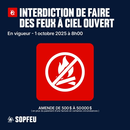 sopfeu interdiction de feu 01 10 2025
