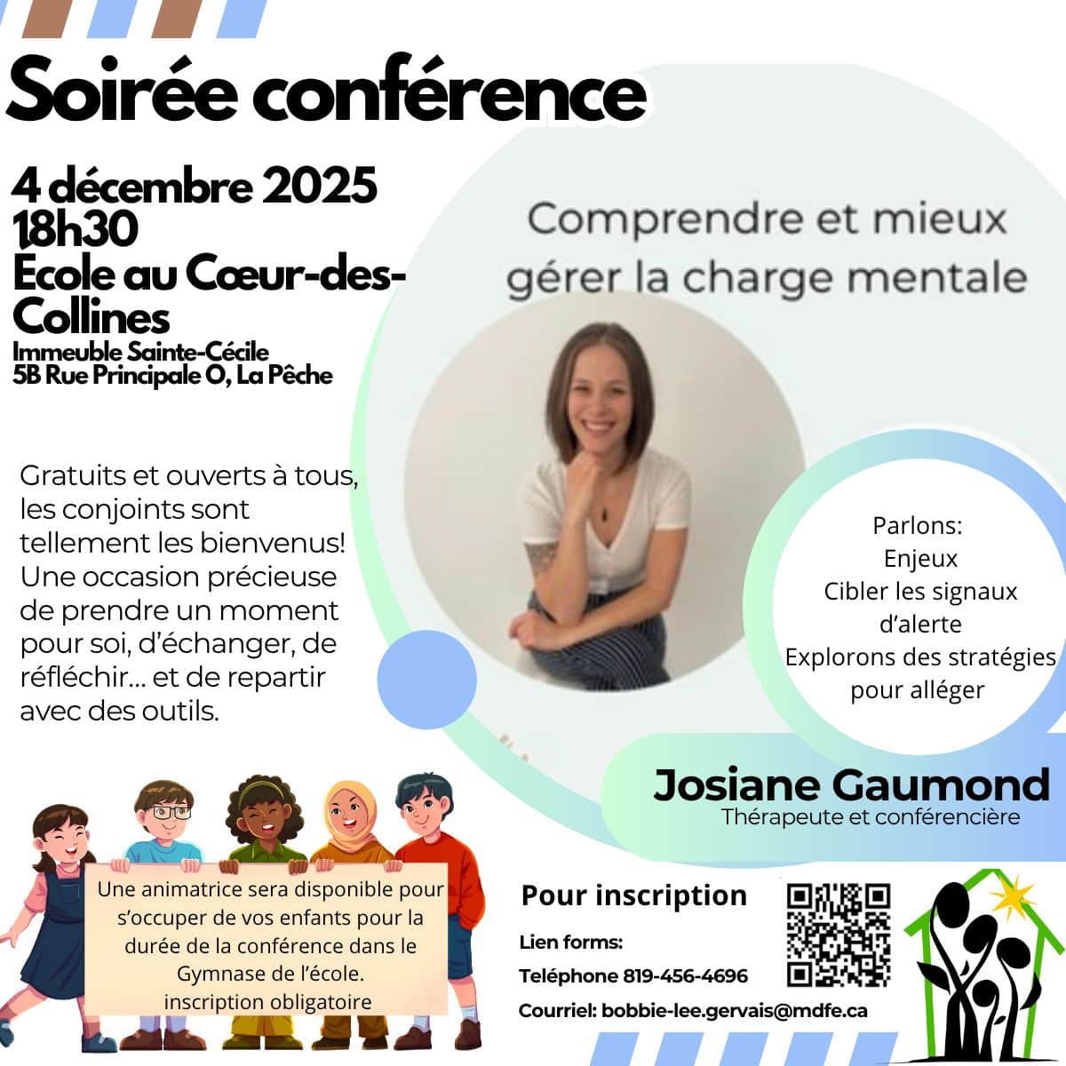 4 decembre Soiree conference MDFE Comprendre et mieux gerer la charge mentale