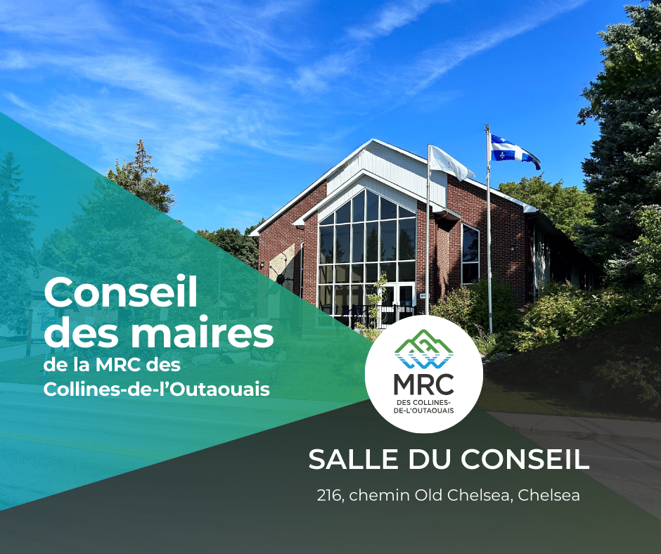 Calendrier 2026 Conseil des maires MRC des Collines