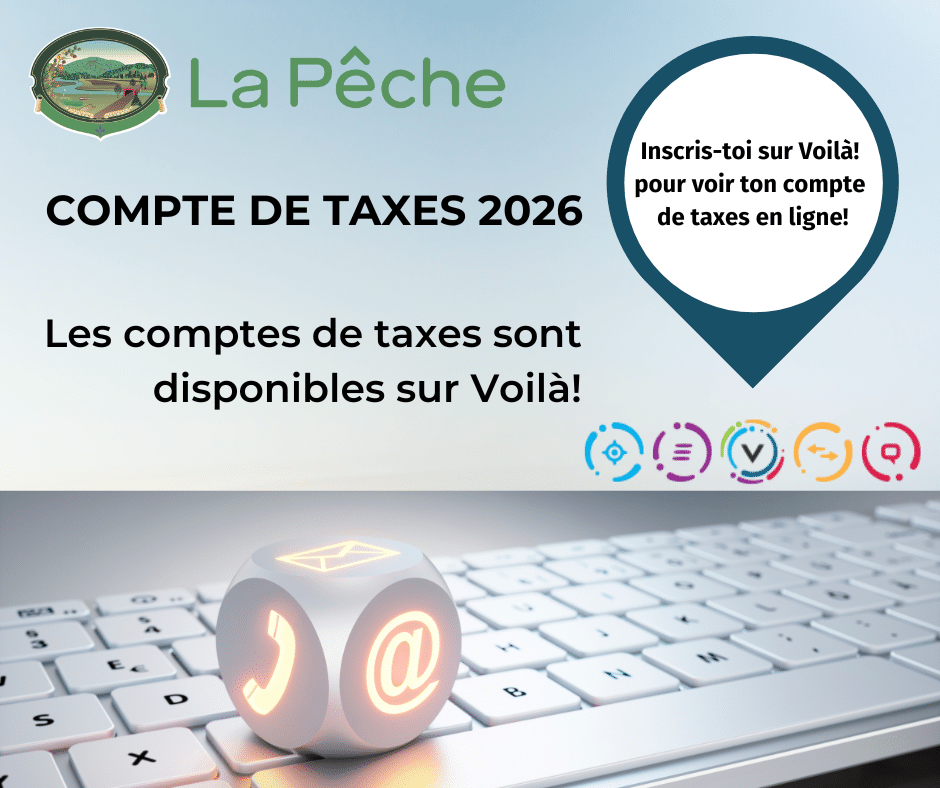 Compte taxes 2026 disponible sur VOILA