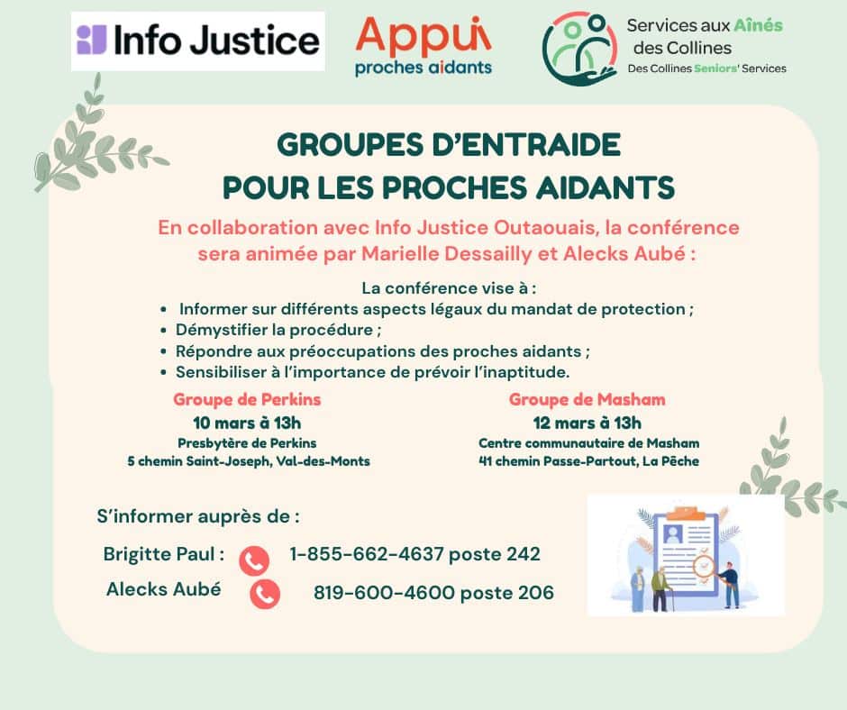 12 mars 2026 service aux aines