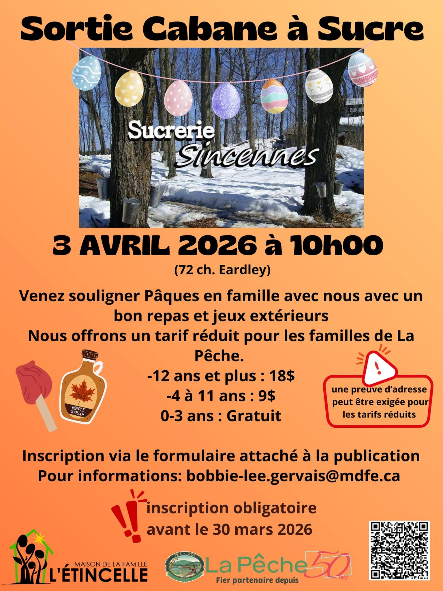 3 avril cabane a sucre MFE