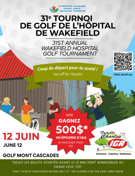 12 juin 2026 31e tournoi de golf annuel au profit de la Maison des Collines