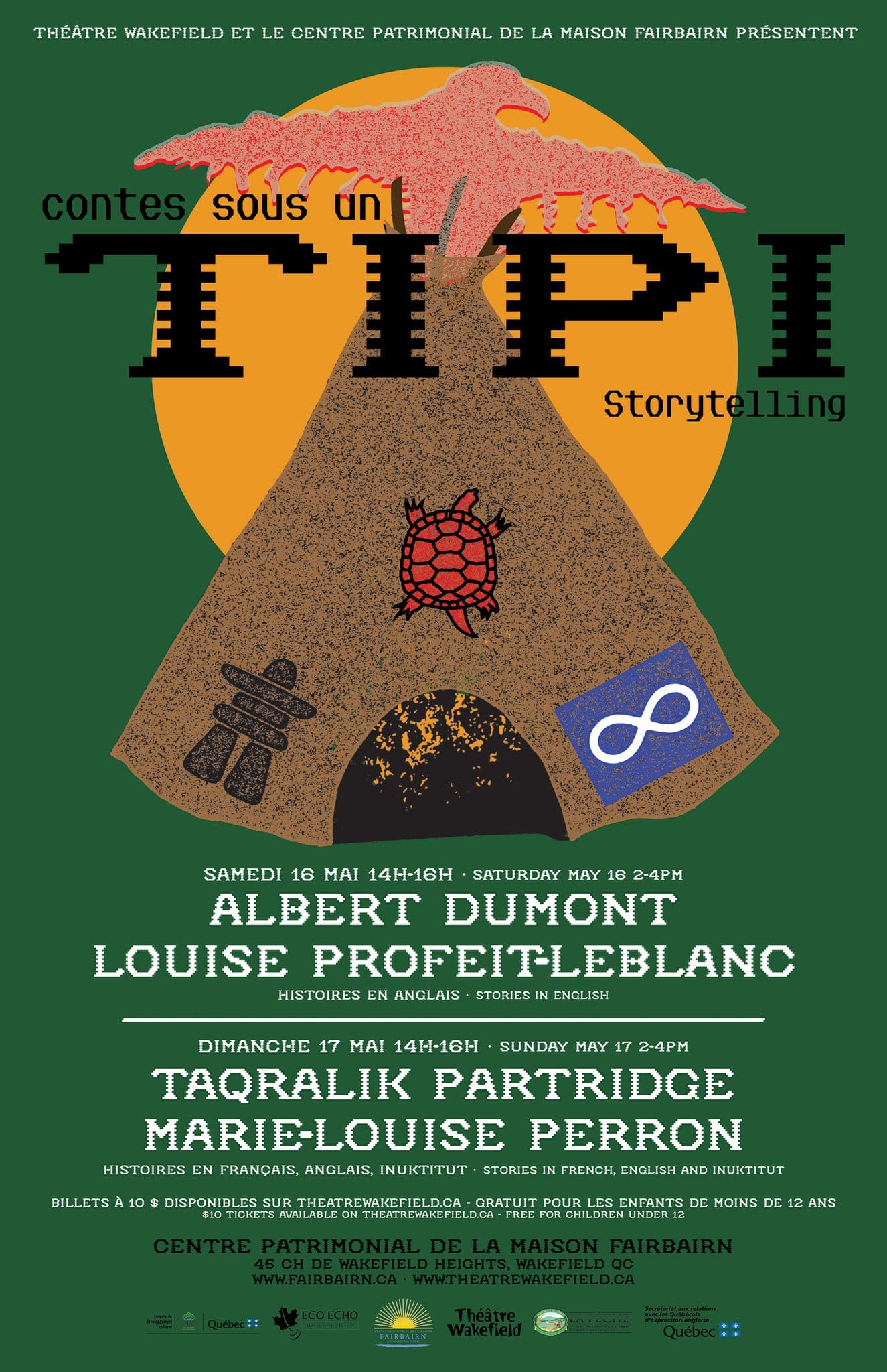 16 mai 2026 Contes sous un Tipi