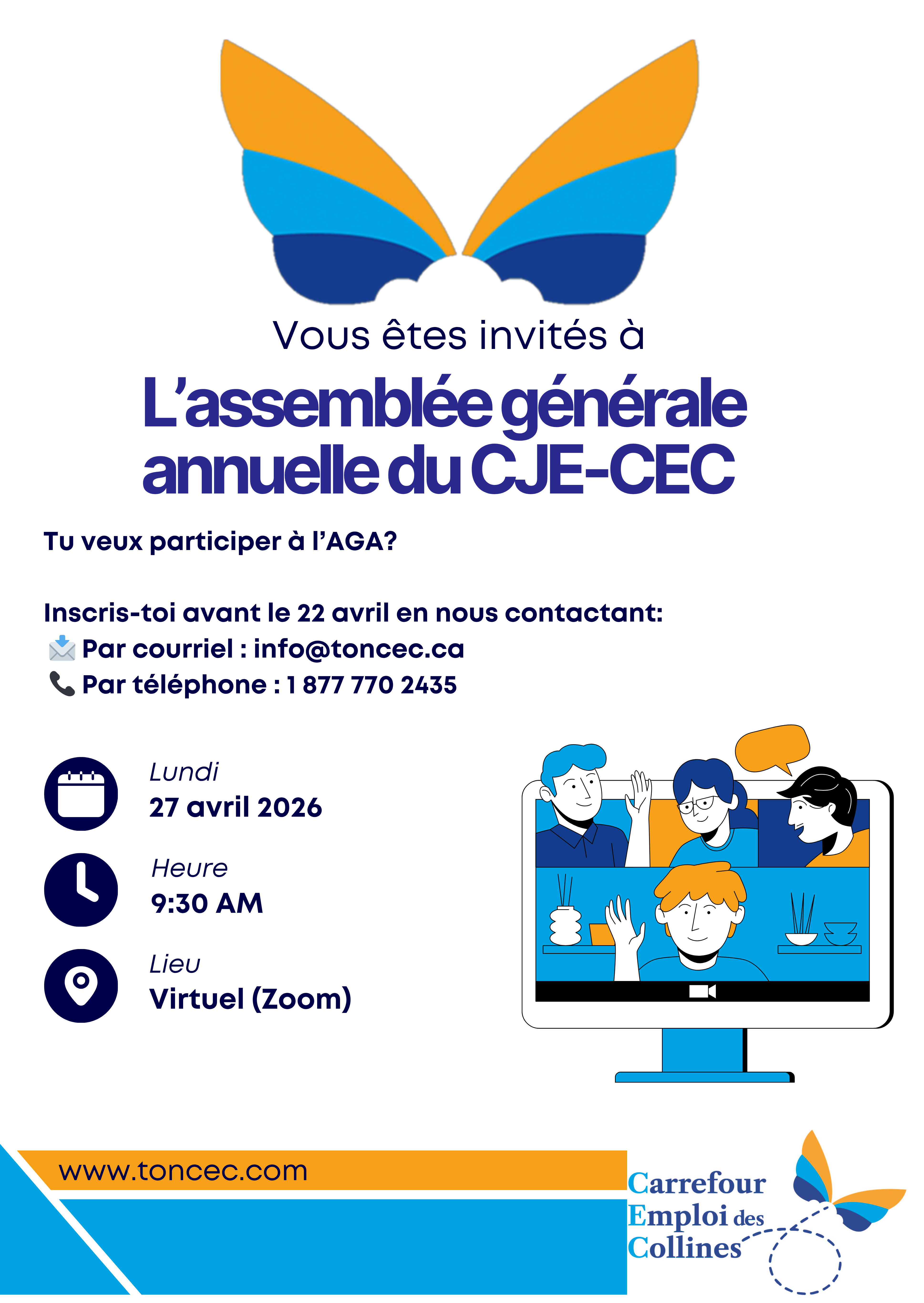 27 avril 2026 Invitation AGA CJE