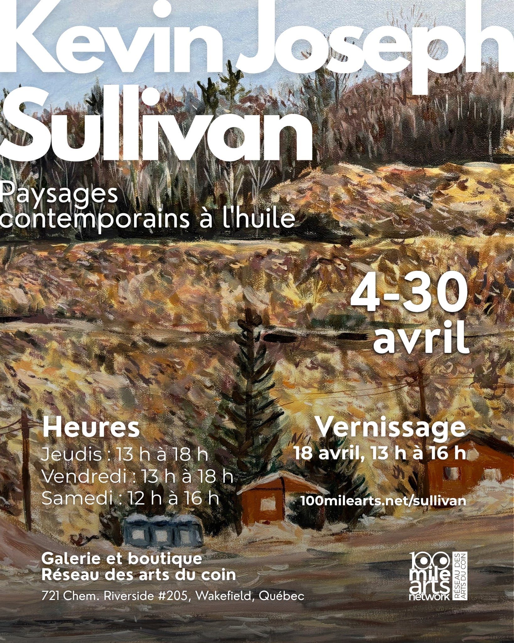 4 au 30 avril 2026 Kevin Joseph Sullivan