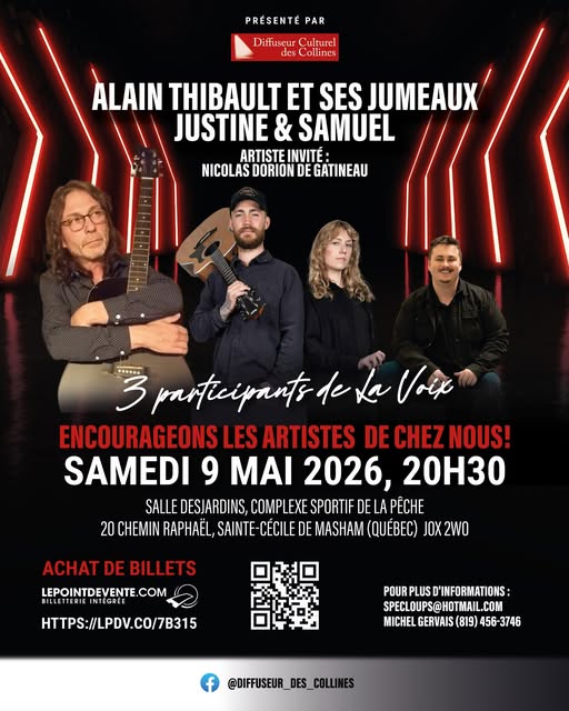 9 mai 2026 spectacle Thibault