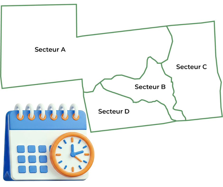 horaire secteurs