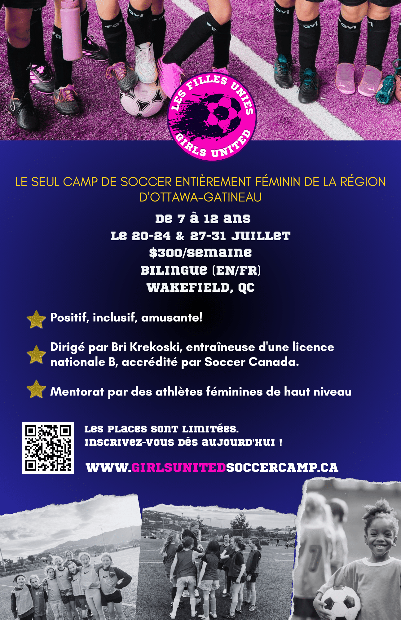 camp 2026 Filles unies soccer
