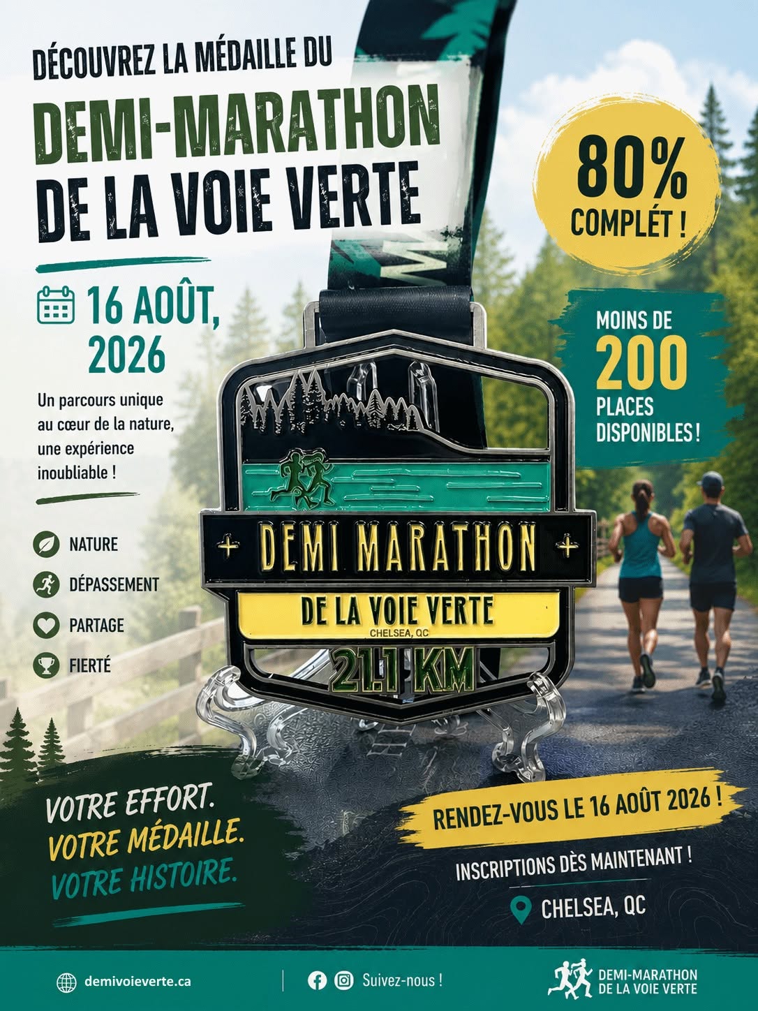16 aout demi marathon voie verte