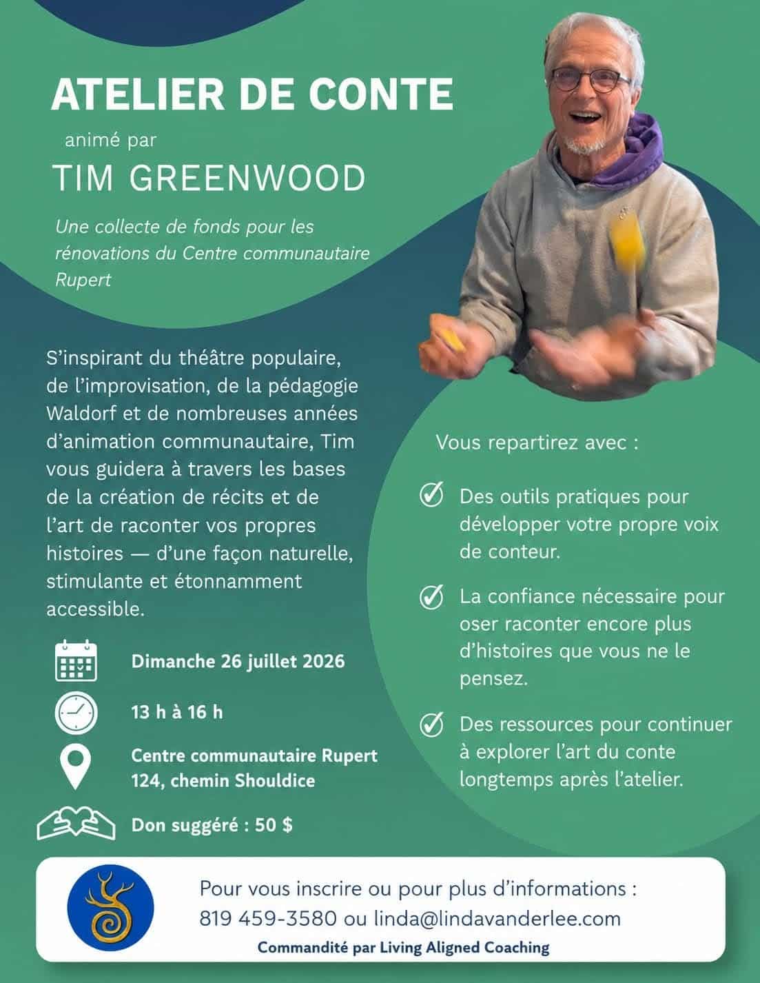 26 juillet Atelier de conte