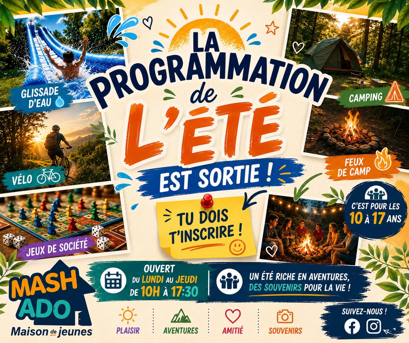 29 juin 2026 Programmation estivale Le Mashado