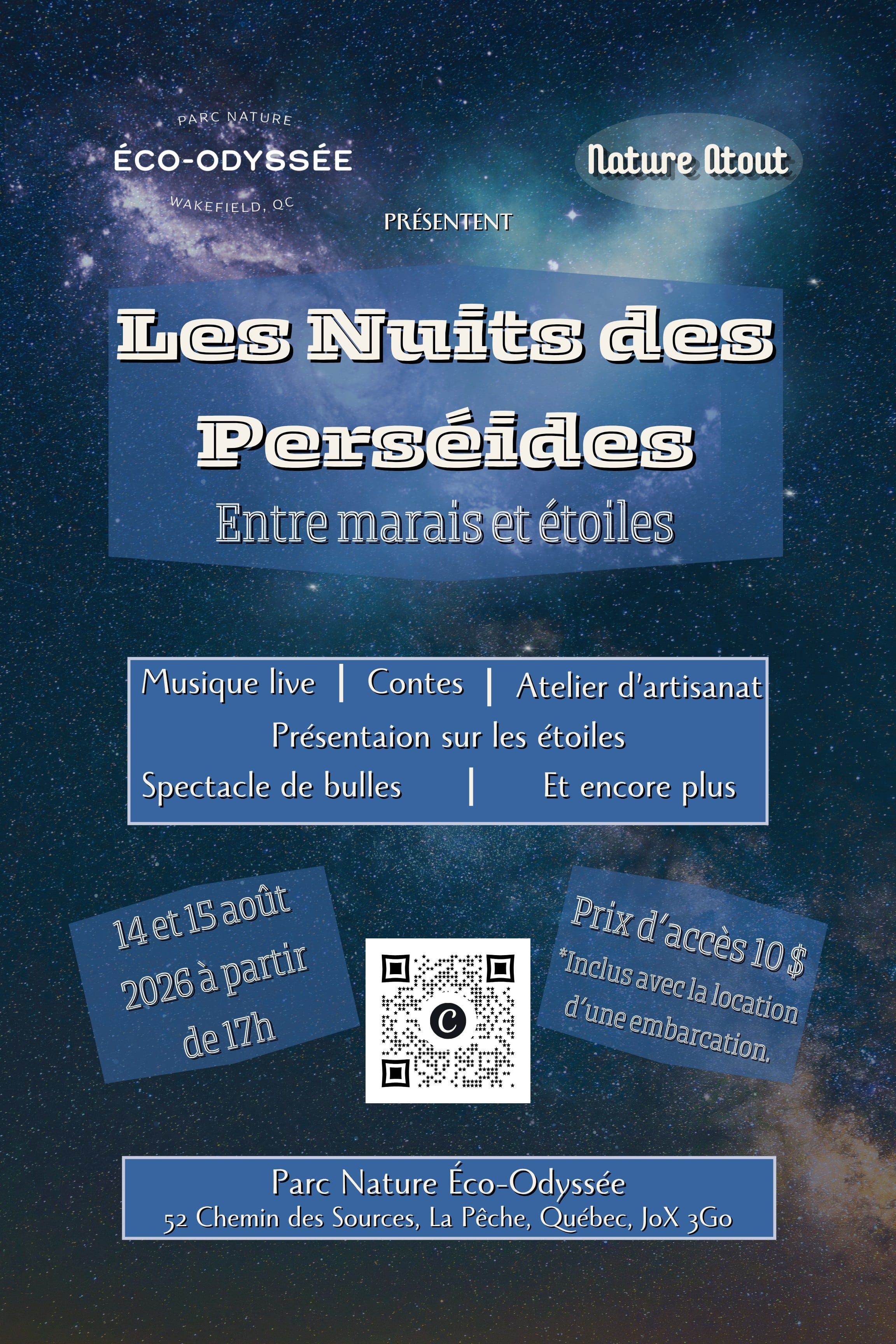 14 15 aout La Nuit des Perseides