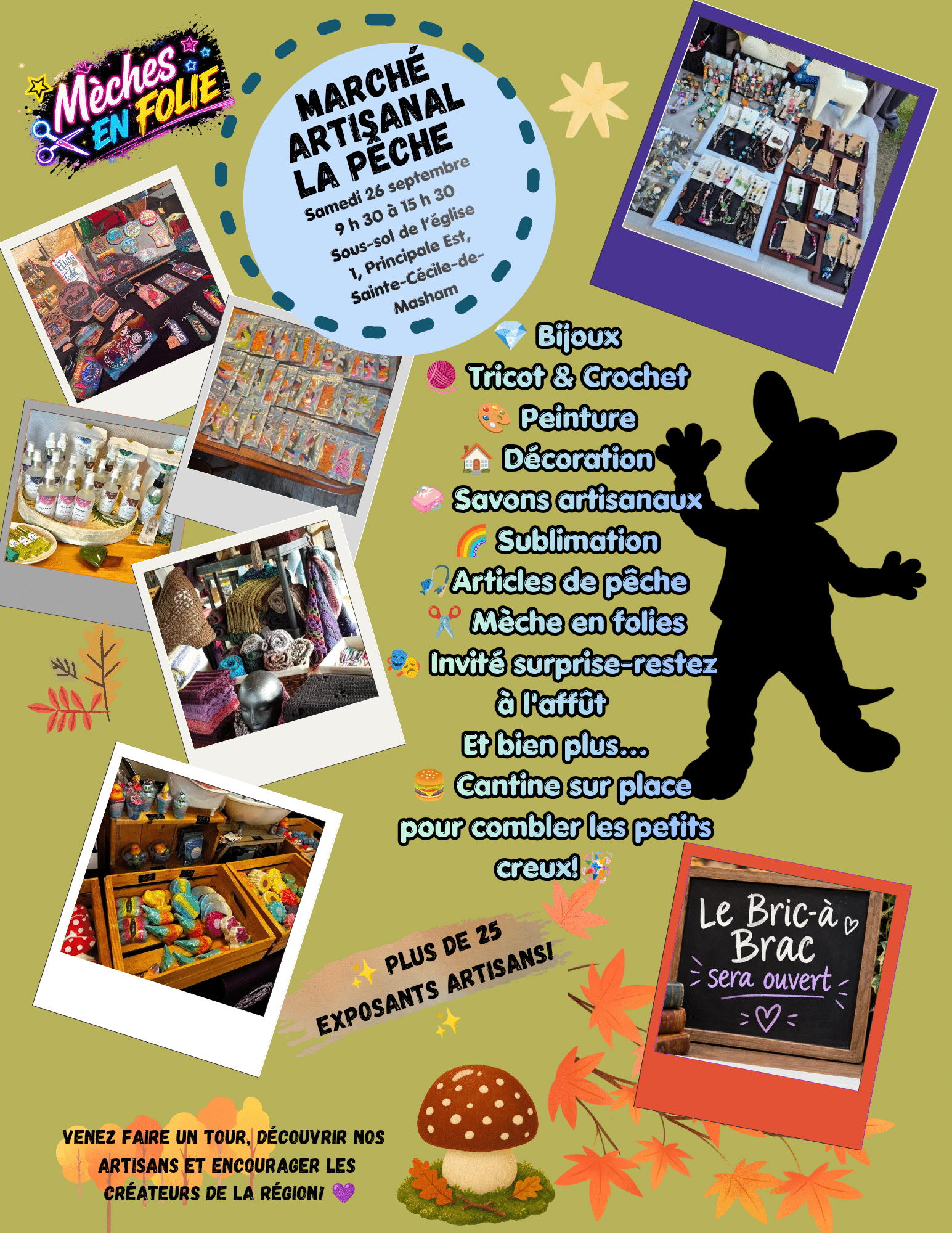 Marche artisanal La Peche 26 sept 2026