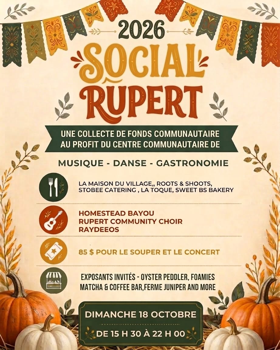 18 octobre 2026 Levee de fond Rupert